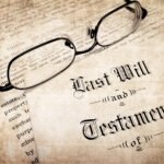 old texturedand worn last will and testament estate planning death and giving away property